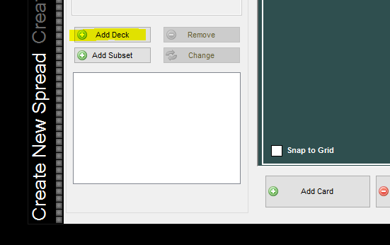 Add Deck Button